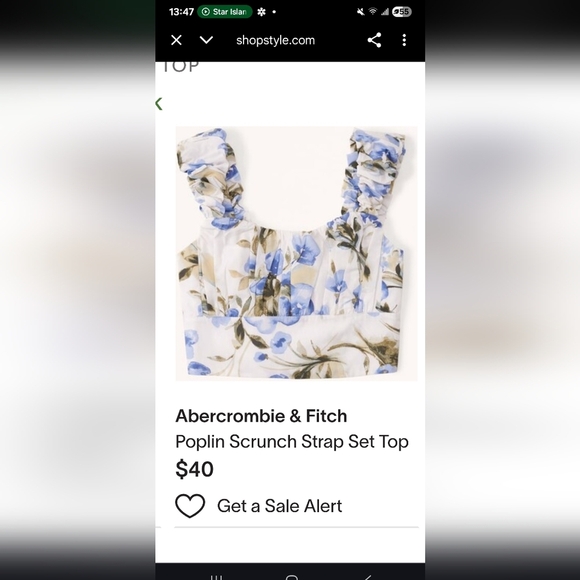 Abercrombie floral top - Picture 3 of 6